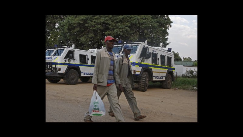 Sudafrica, omicidi -6,5% in un anno: dato più basso da fine apartheid