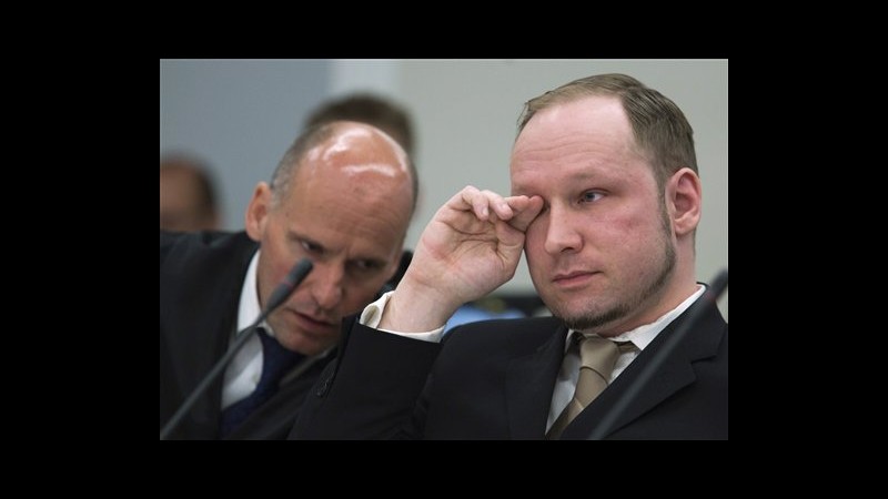 Norvegia, Breivik torna in aula per processo, oggi sua testimonianza