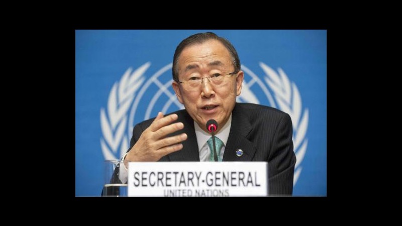 Siria, Ban Ki-moon: Cessate il fuoco è molto fragile, serve moderazione