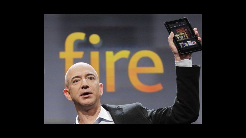 Amazon presenta Kindle Fire e sfida l’iPad