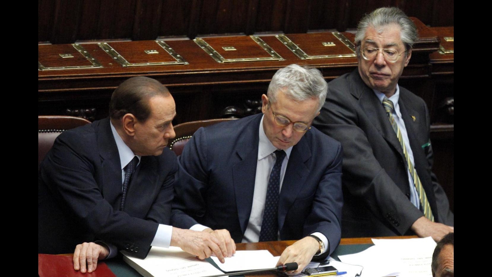 Vertice Berlusconi-Bossi-Tremonti