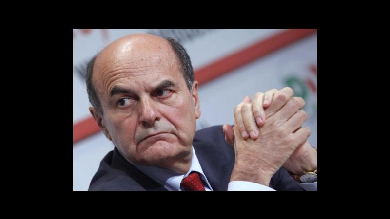 Bersani: Basta parlare di crescita