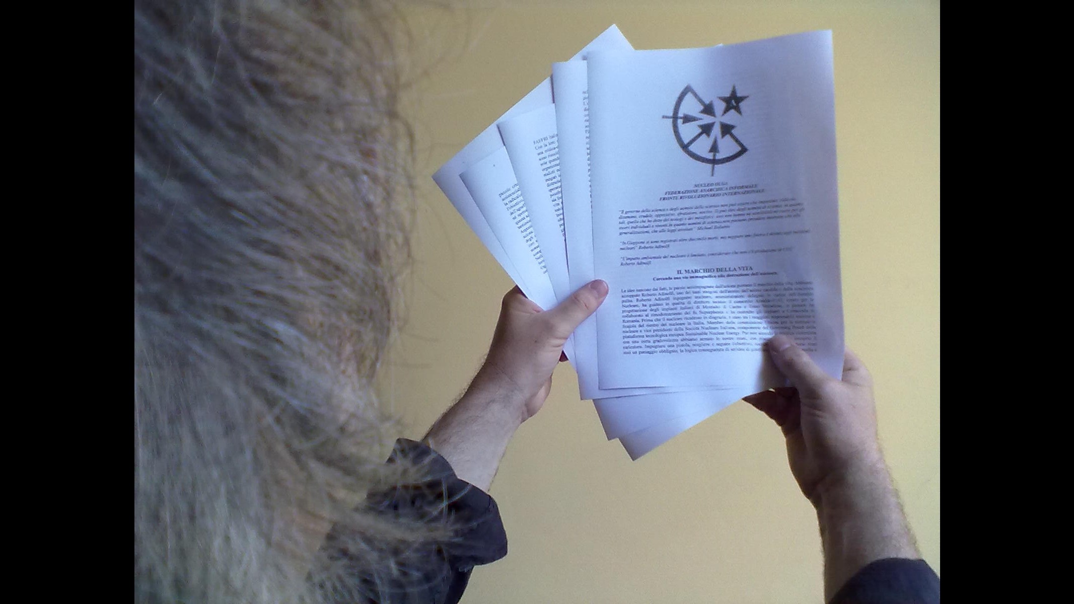 Adinolfi, rivendicazione anarchici