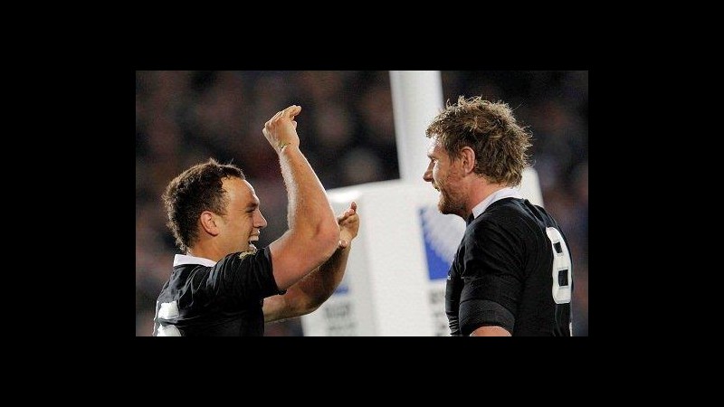 Mondiali rugby, All Blacks travolgenti contro la Francia