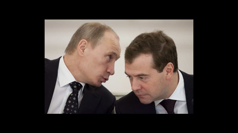 Russia, Putin: Sì a candidatura presidenza 2012,Medvedev capolista