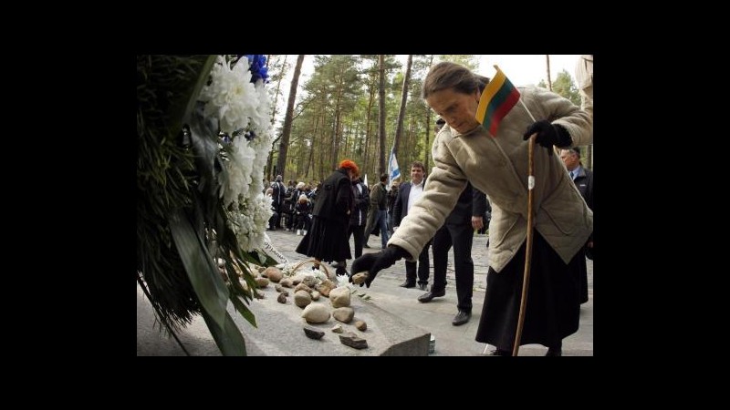 Lituania commemora a Vilnius le migliaia di vittime dell’Olocausto