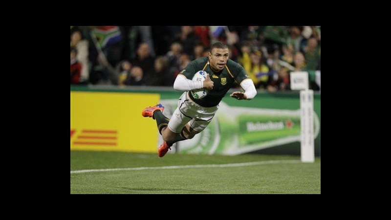 Mondiali rugby, Sud Africa-Namibia 87-0 con un Habana da record