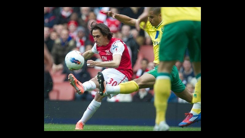 Arsenal-Norwich 3-3, terzo posto in Premier a rischio per i Gunners