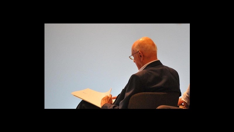 Napolitano: Secessione? Fuori da storia