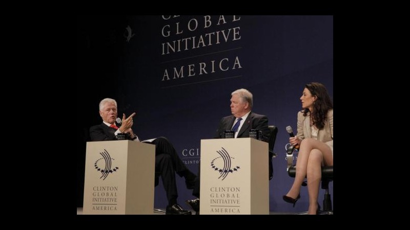 New York, al via la Clinton Global Initiative