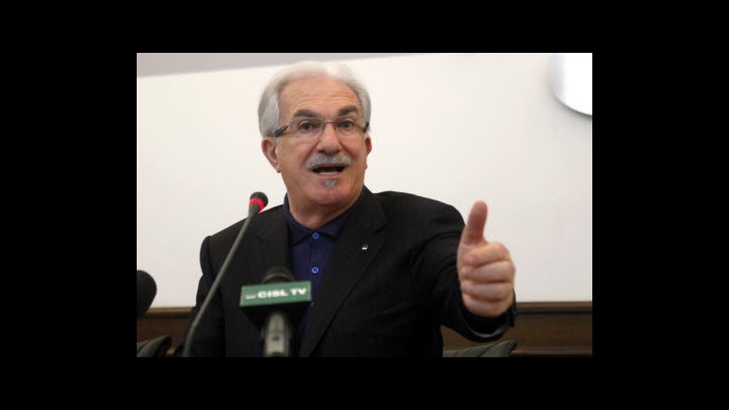 Lavoro, Bonanni: Miscela esplosiva, Governo dei professori non basta