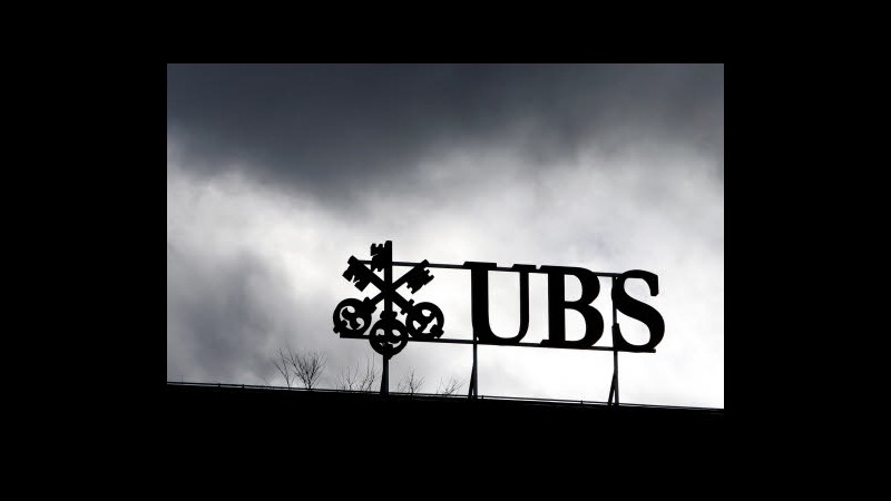 Ubs, utile netto a 688 mln euro in I trim. 2012, -55% rispetto a 2011