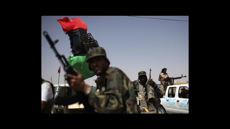 Libia, ribelli attaccati da lealisti all’ingresso nord di Bani Walid