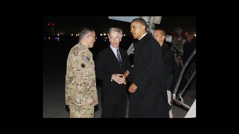 Obama in Afghanistan per visita a sorpresa