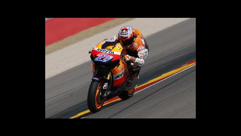 MotoGp, Aragona: pole position a Stoner