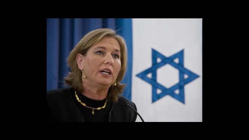Israele, ex leader partito Kadima Tzipi Livni lascerà il Parlamento