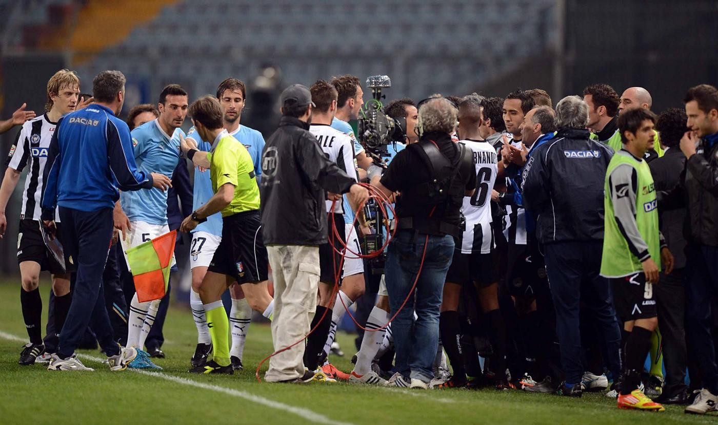 Serie A, Udinese batte Lazio 2-0 con rissa finale. In 4 al terzo posto