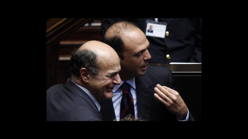 Alfano: D’accordo con Bersani, niente elezioni anticipate