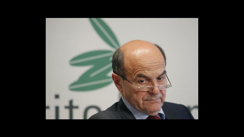 Bersani: Ora unico chiarimento possibile è dimissioni del Governo