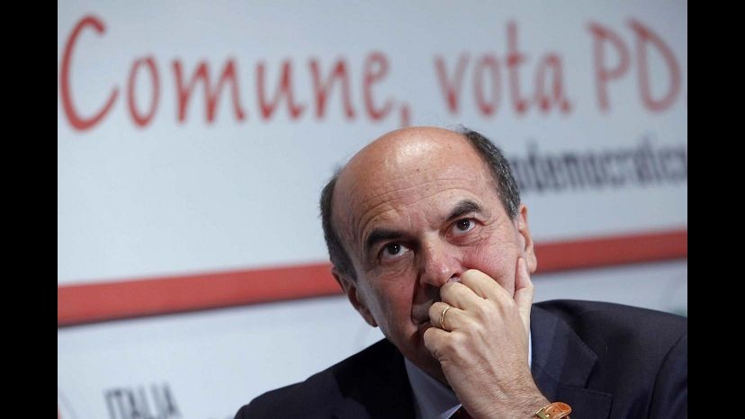 Bersani: Non vinco sulle macerie