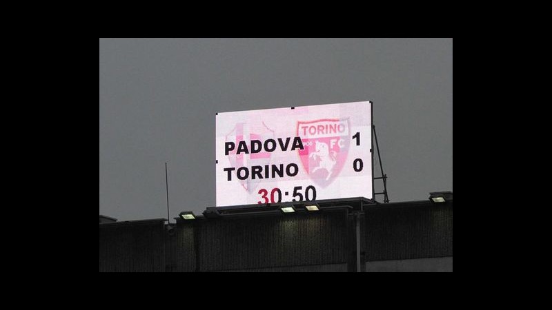 Calcio, Padova-Torino: corte Figc riassegna vittoria ai veneti