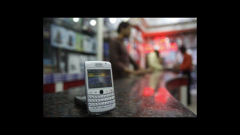 BlackBerry, in parte risolti problemi ad accesso web