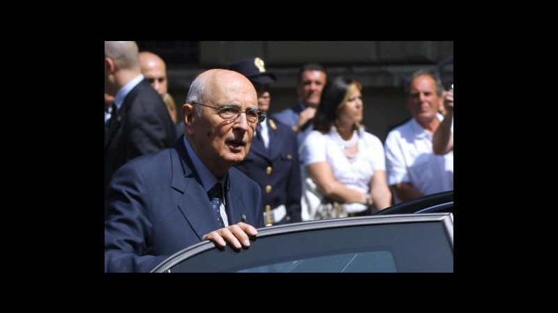 Napolitano: Più dignità nella politica