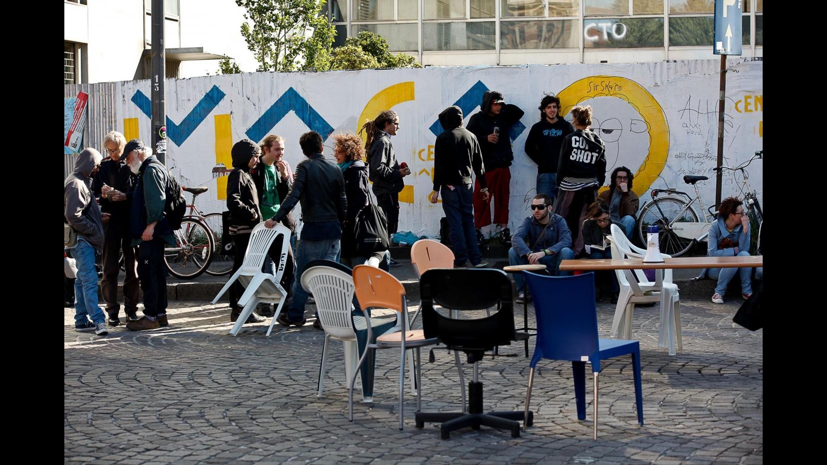 Milano, sgomberato Palazzo Citterio occupato da Collettivo Macao