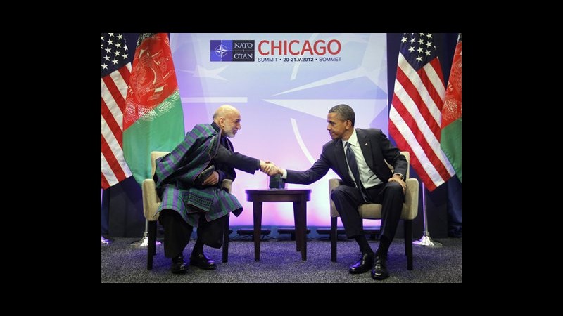 Nato, Obama incontra Karzai: Alleanza concorde su futuro post-2014