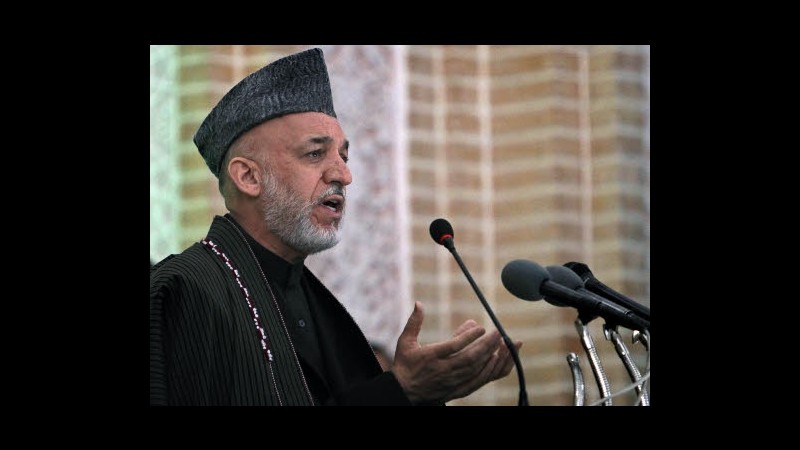 Afghanistan, sventato complotto omicidio contro Karzai: 6 arresti