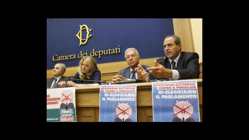 Pronti 1,2 milioni firme contro ‘Porcellum’