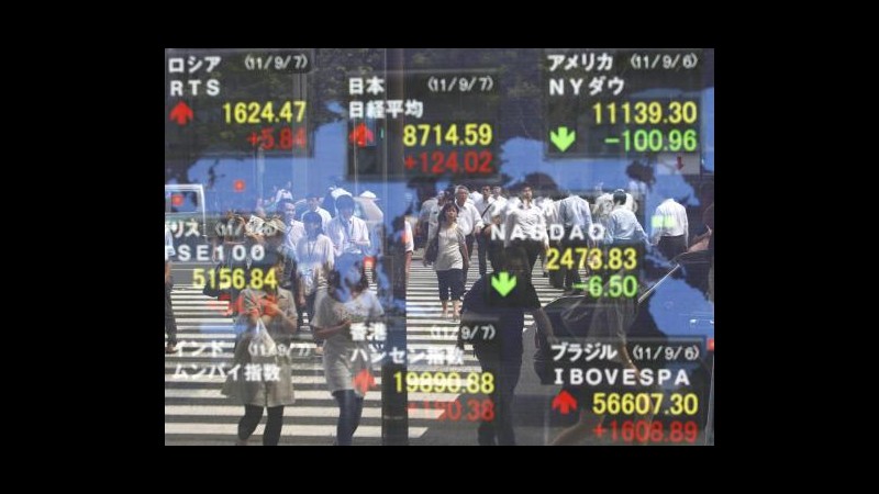Borsa, Tokyo chiude in parità: Nikkei -0,01%