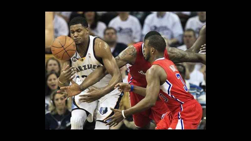 Nba, Clippers eliminano Memphis in gara 7, Miami ok su Indiana