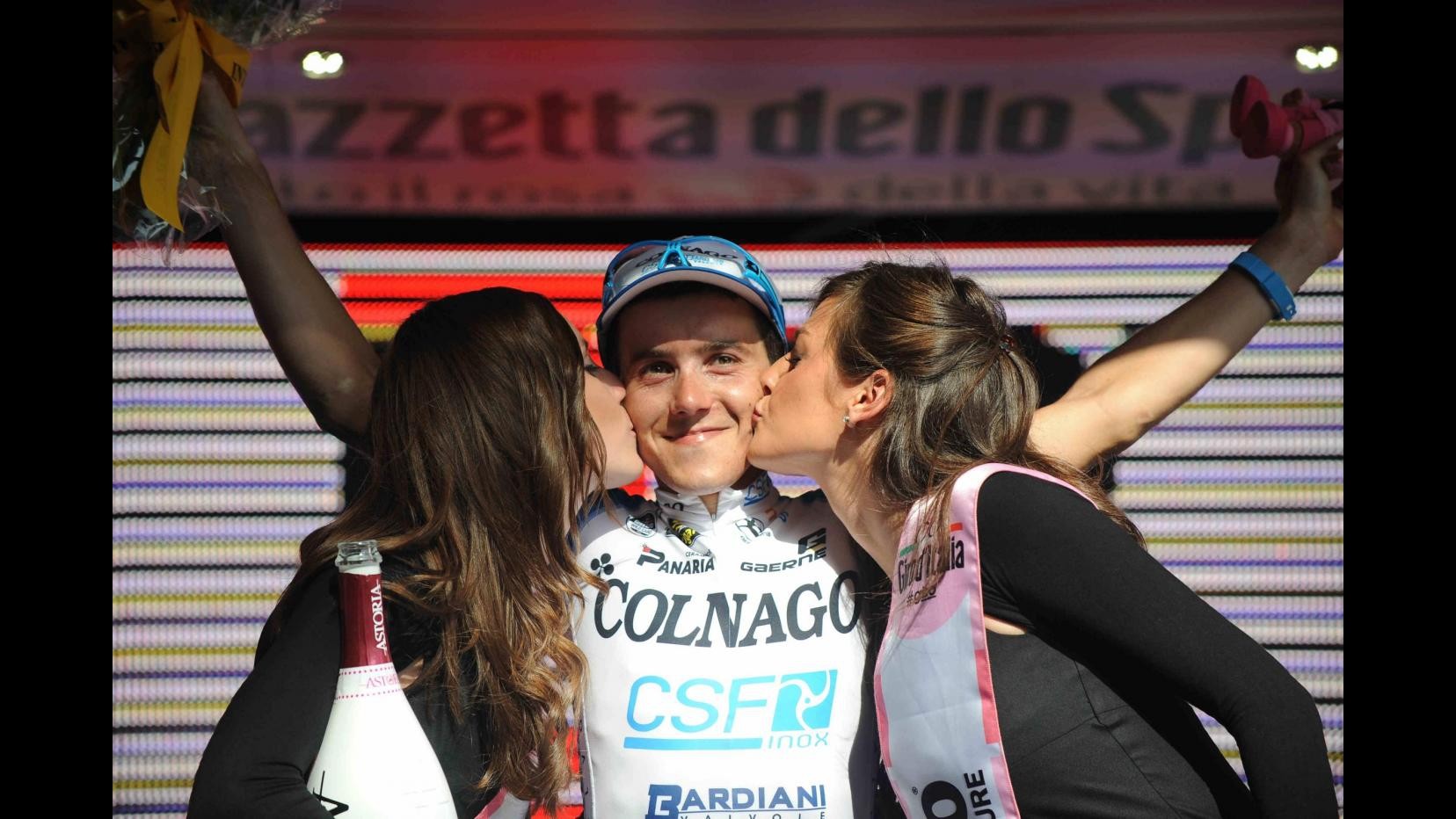 Giro, acuto Pozzovivo nell’ottava tappa. Hesjedal sempre in rosa