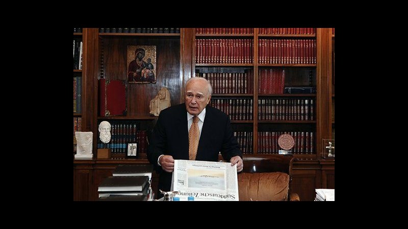 Grecia, iniziato vertice presidente-leader partiti