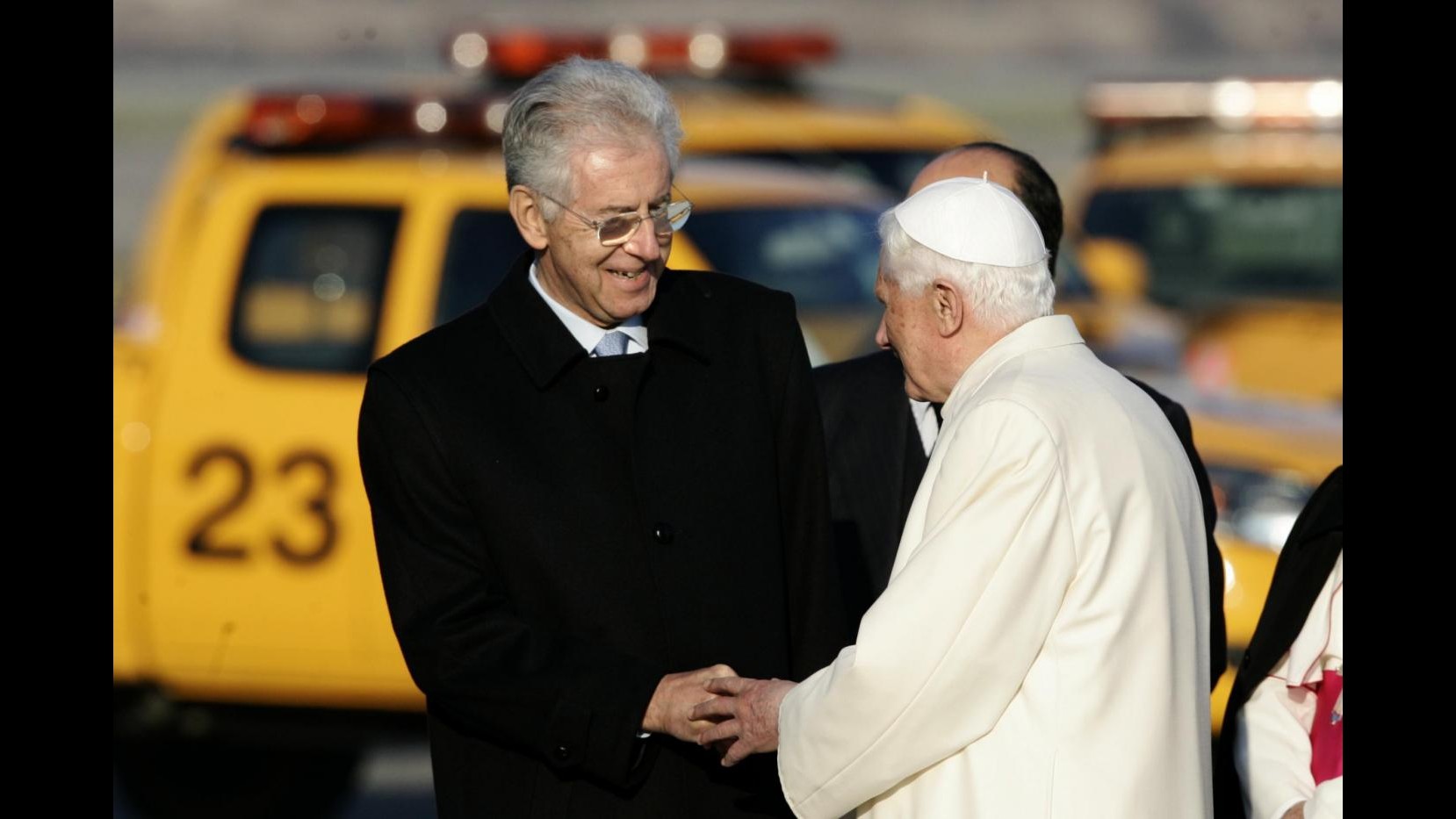 Monti con il Papa ad Arezzo