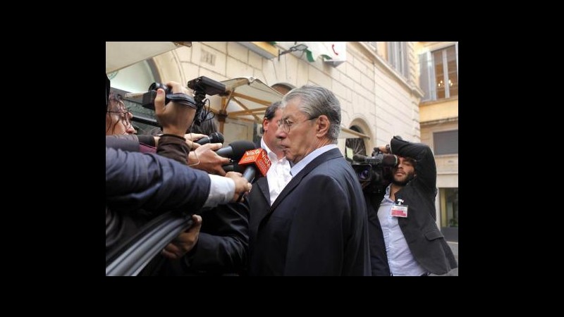Bossi: Resto pessimista, governo rischia