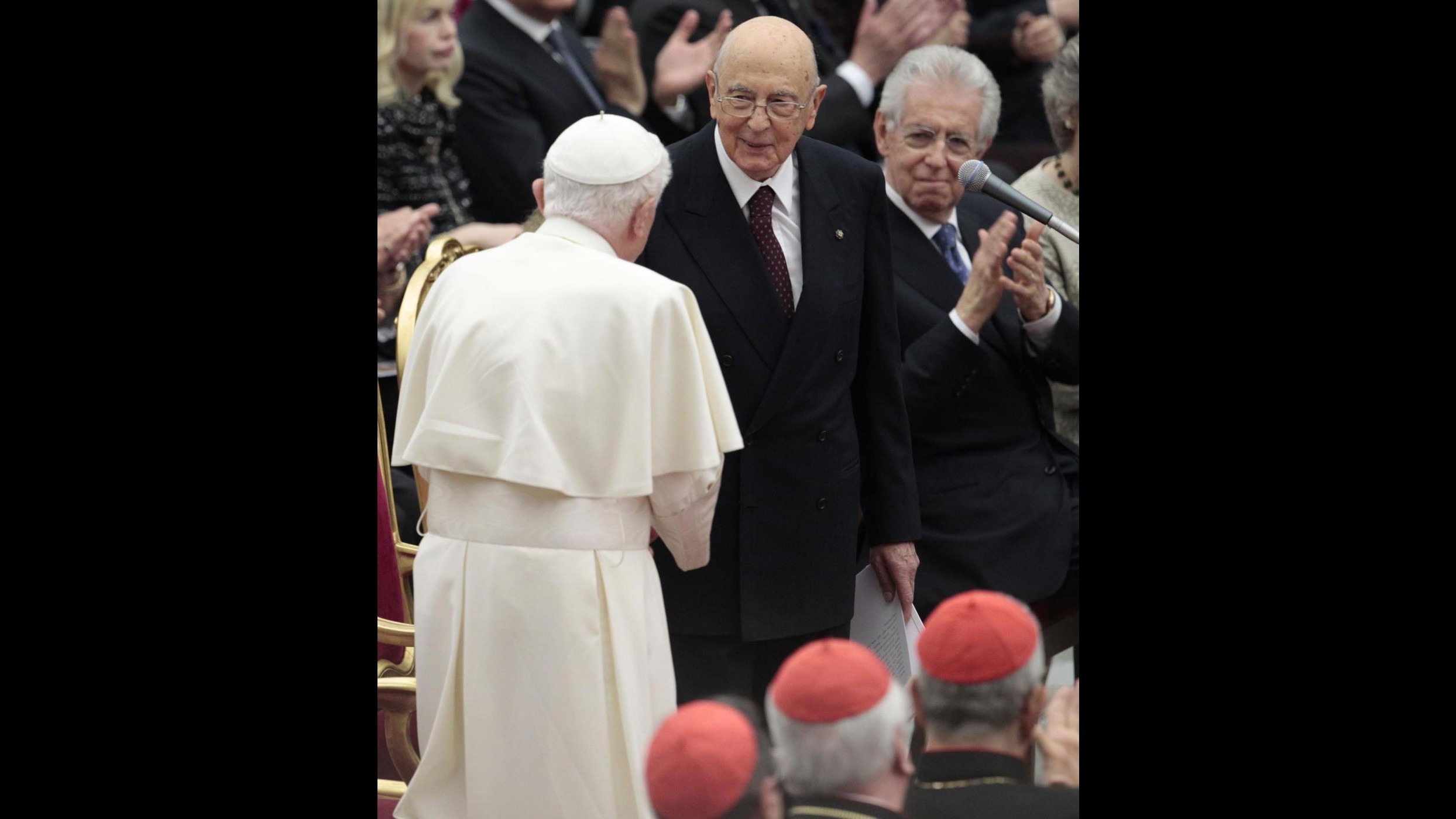 Napolitano: Stato italiano e pontificio condividono stesse ansie