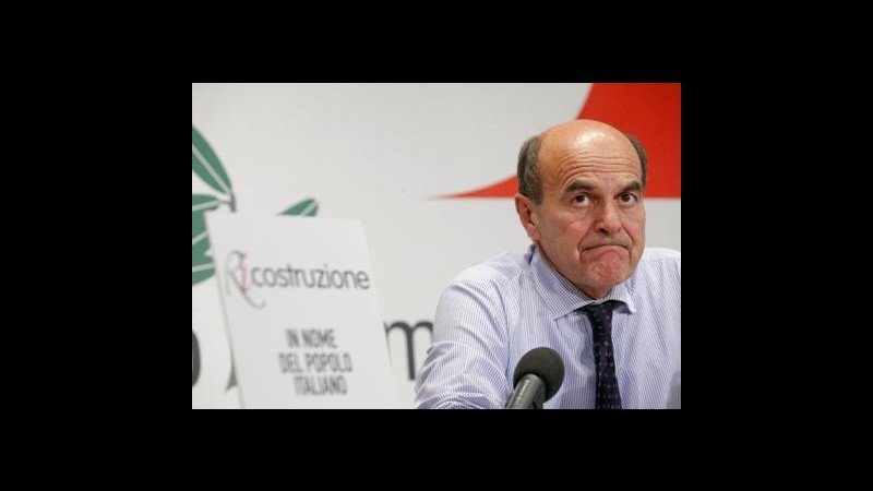 Crisi, Bersani: Con un governo così niente basterà mai