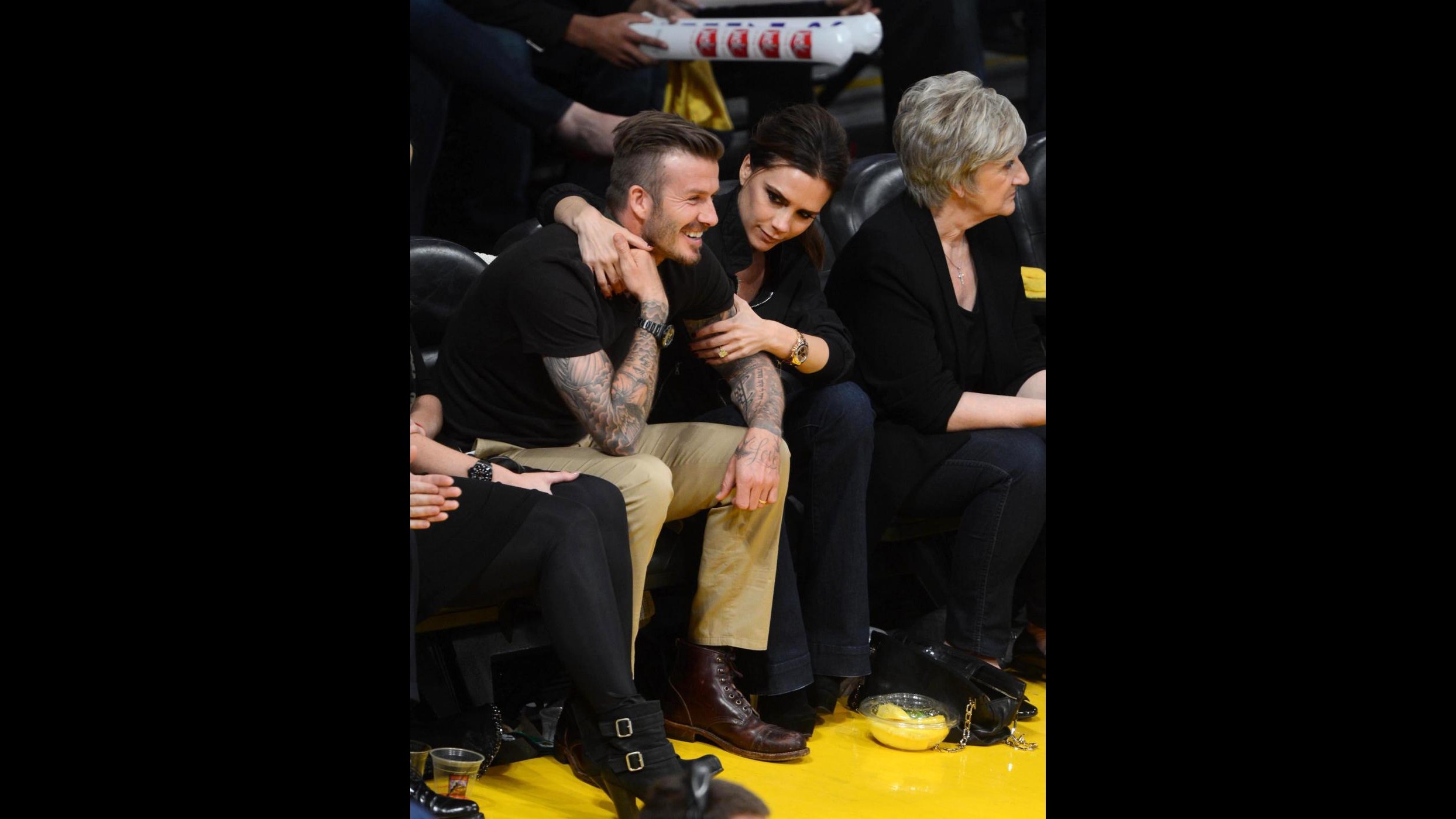 I Beckham registrano un video per la regina Elisabetta