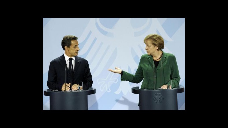 Italia credibile? Occhiata Sarkozy-Merkel
