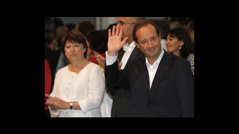 Francia,Hollande ufficialmente candidato socialista presidenziali 2012