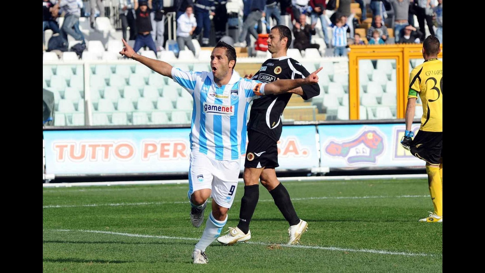 Pescara-show, vincono Padova e Reggina. Samp inchiodata sullo 0-0