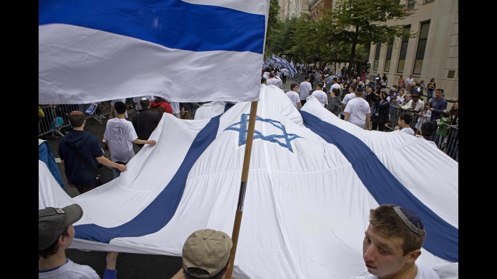 Israel Parade sulla 5th Avenue a NY