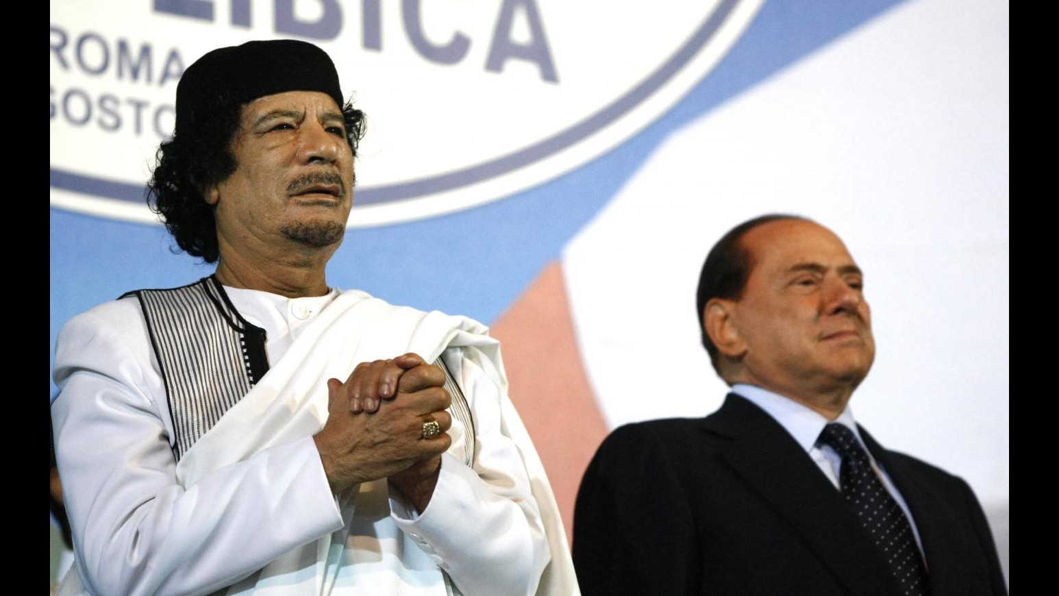 Berlusconi: Gheddafi morto? Sic transit gloria mundi