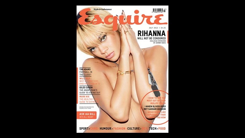 Rihanna si spoglia per Esquire e rivela: Adoro Cheryl Cole