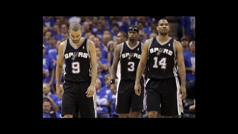 Playoff Nba, Oklahoma ferma la marcia di San Antonio e riapre serie