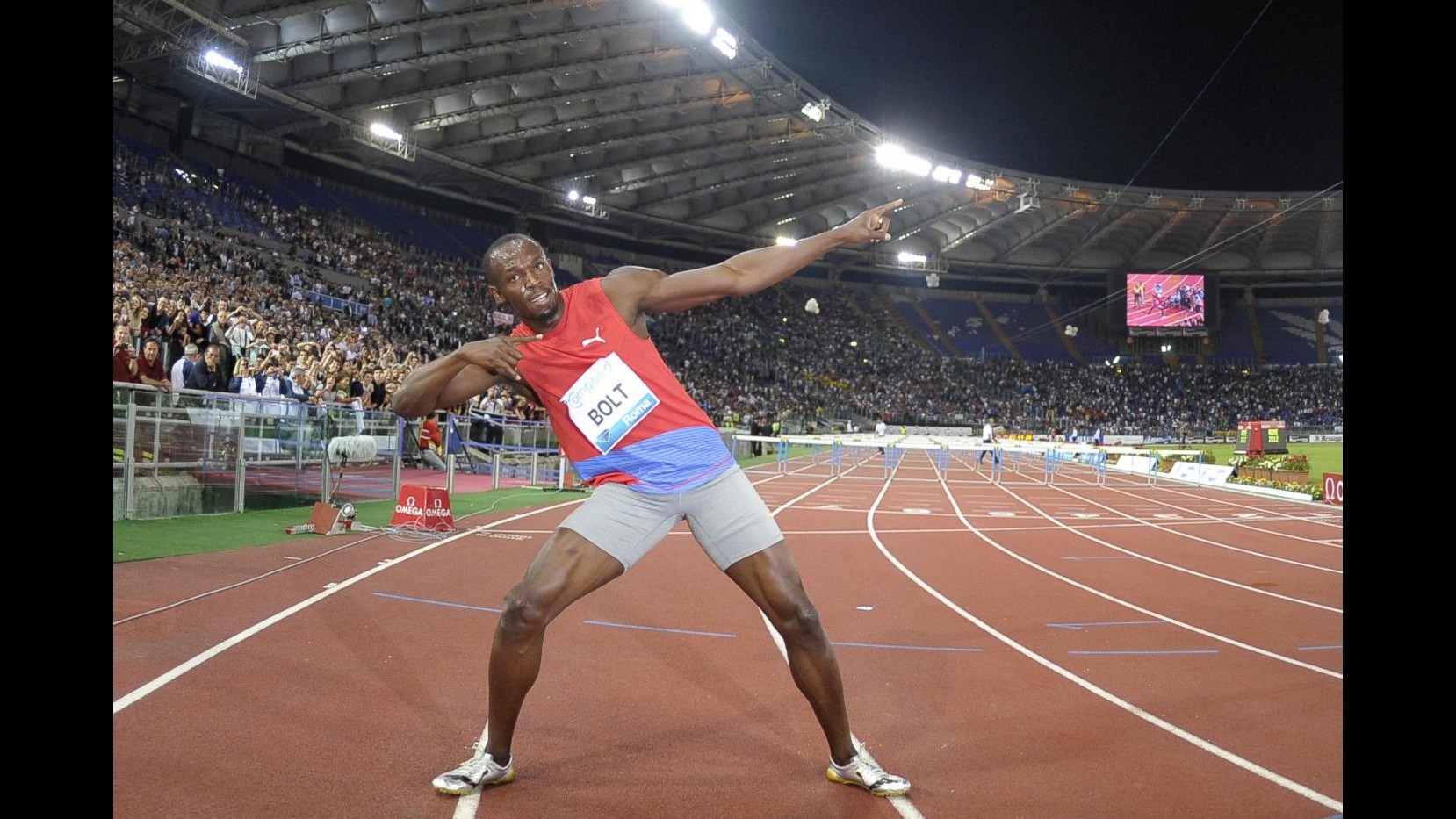 Show di Bolt al Golden Gala, vince i 100 m in 9″76