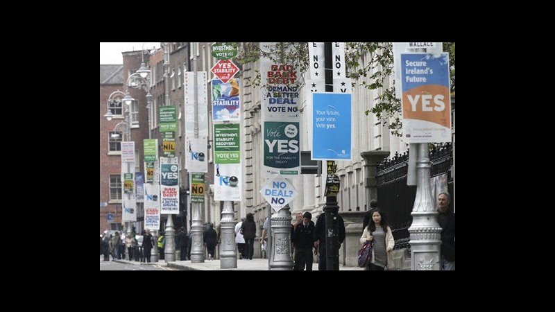 Irlanda, oggi referendum su fiscal compact, domani i risultati