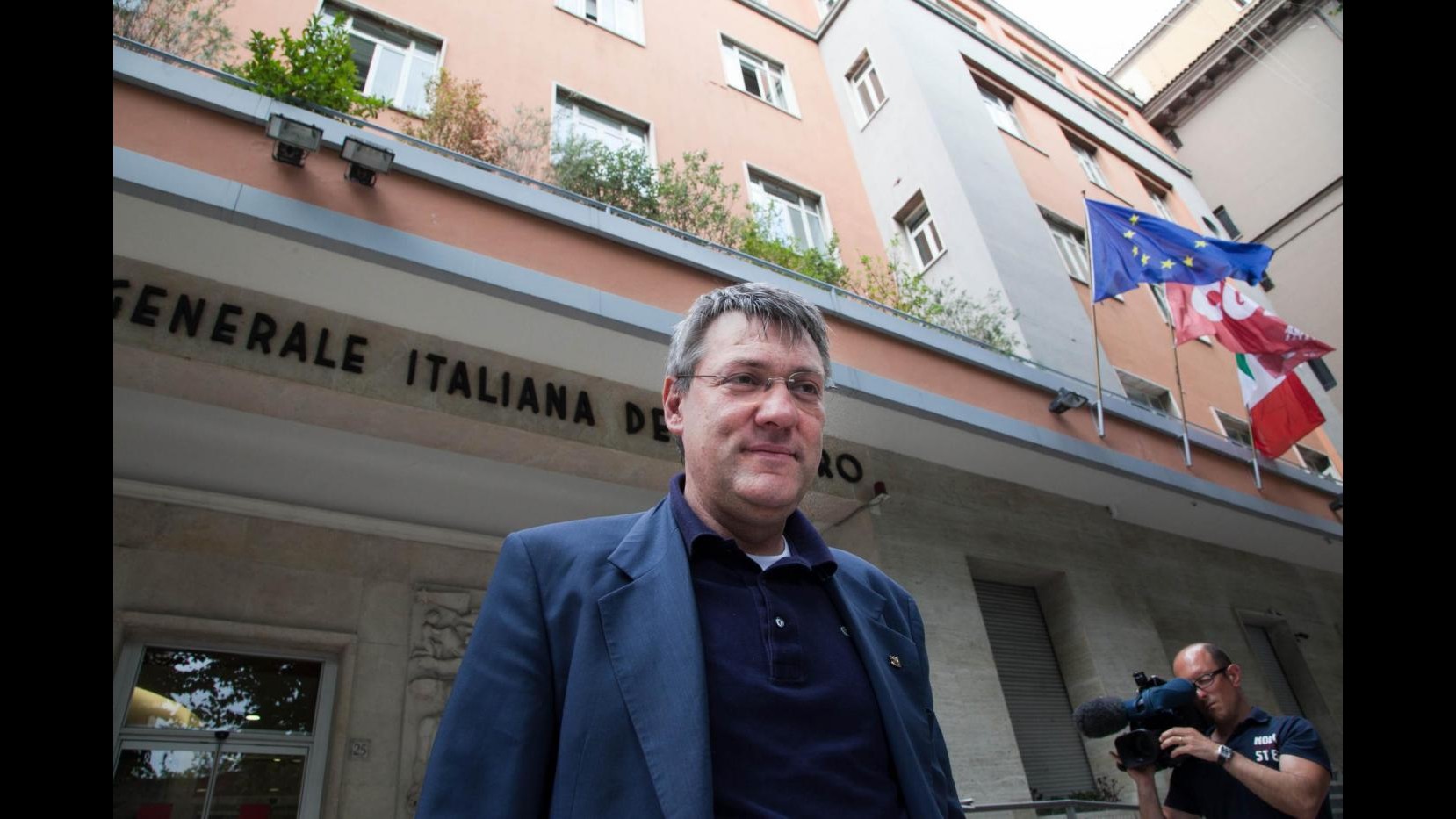 Indignati, Landini (Fiom): Violenza ha colpito diritto di manifestare